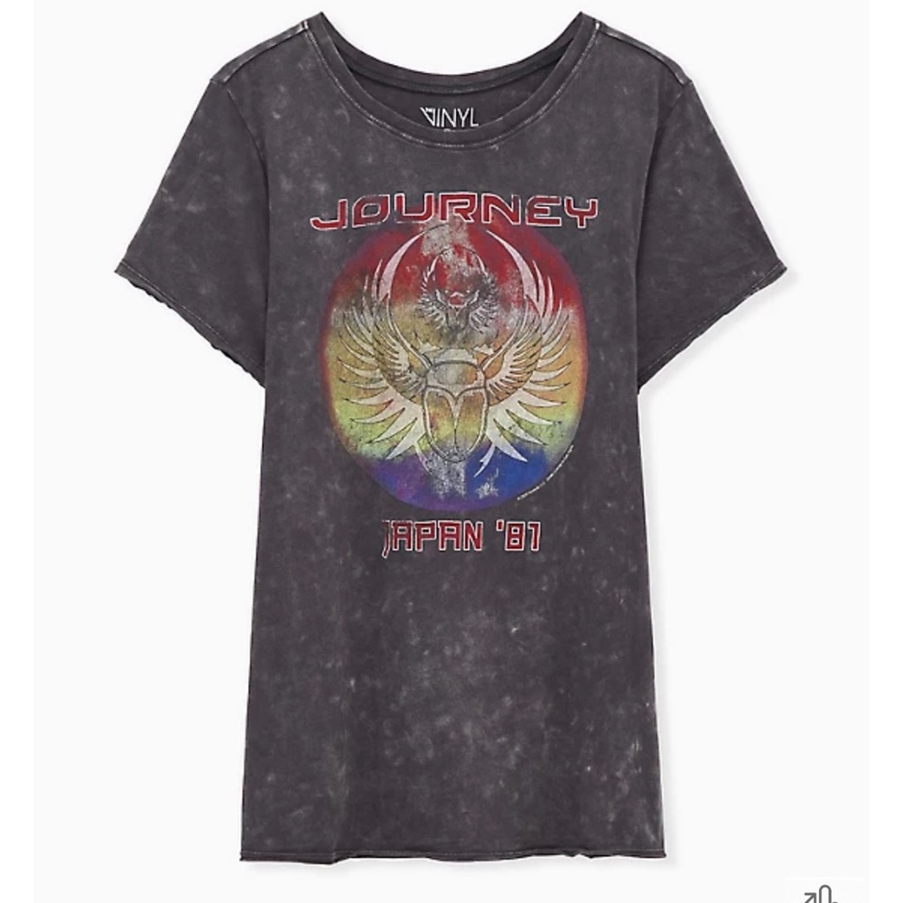 Torrid Journey Crew Neck Mineral Wash Tee